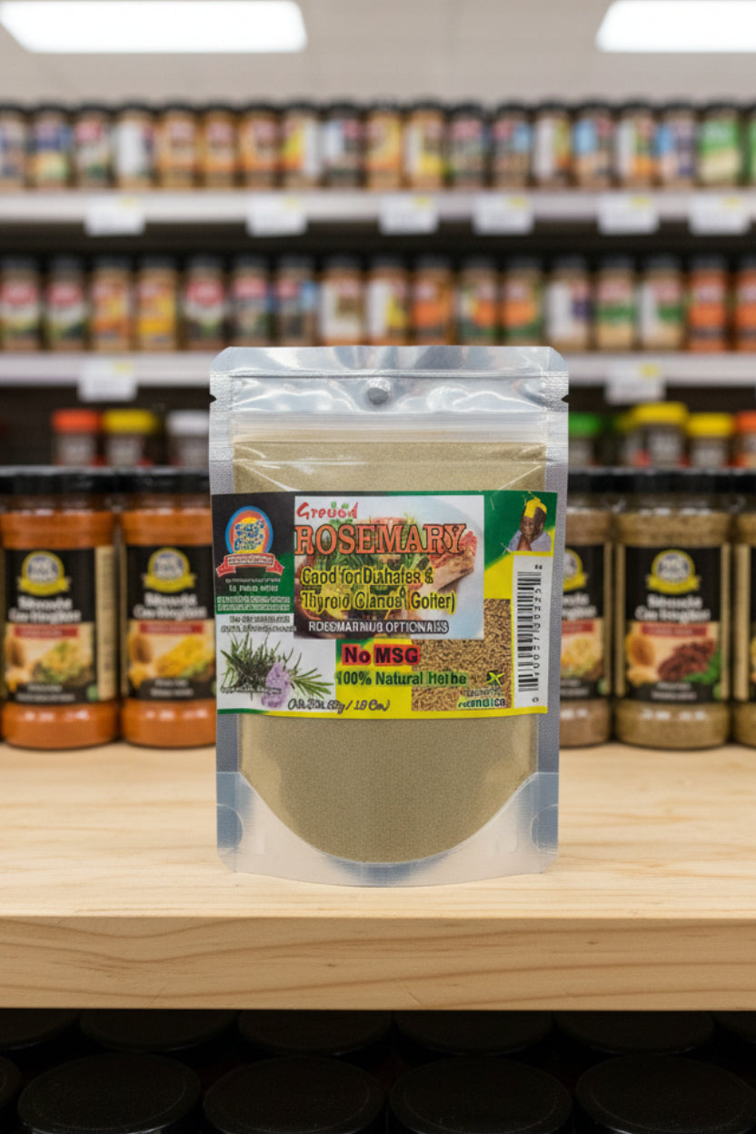GROUND ROSEMARY 50g (ROSEMARINUS OFFICINALIS)